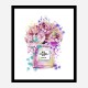 Chanel No 5 Pink Flowers Art Print Chanel No 5 Pink Flowers Art Print
