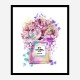 Chanel No 5 Pink Flowers Art Print Chanel No 5 Pink Flowers Art Print