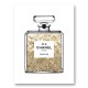 Champagne Gold in Chanel Perfume Art Print