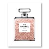 Luscious Rose Gold in Chanel Perfume Art Print