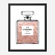 Luscious Rose Gold in Chanel Perfume Art Print