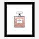 Luscious Rose Gold in Chanel Perfume Art Print