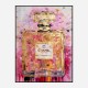 Chanel No 5 Pink & Gold Abstract 2 Perfume Bottle