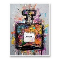 N°5 CHANEL 油彩画 金色フレーム N°5 CHANEL 油彩画 金色フレーム