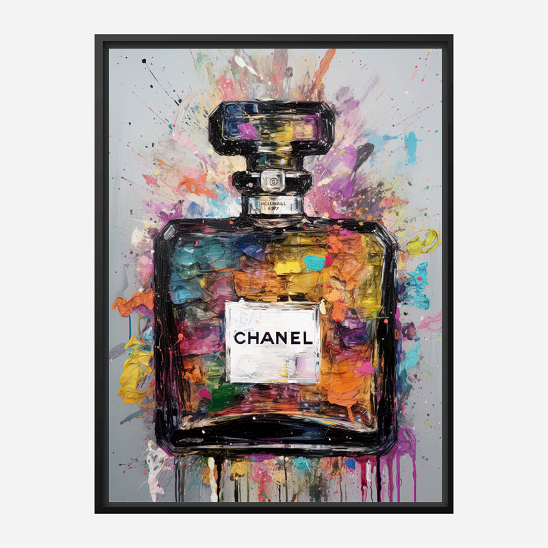 Chanel No 5 Abstract Bottle Art Print