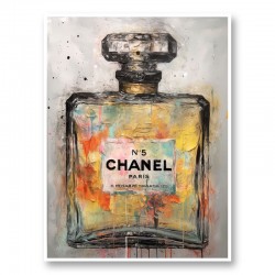 Chanel No 5 Abstract Grunge