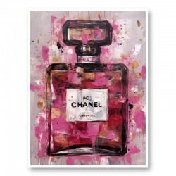 Chanel No 5 Pink Abstract