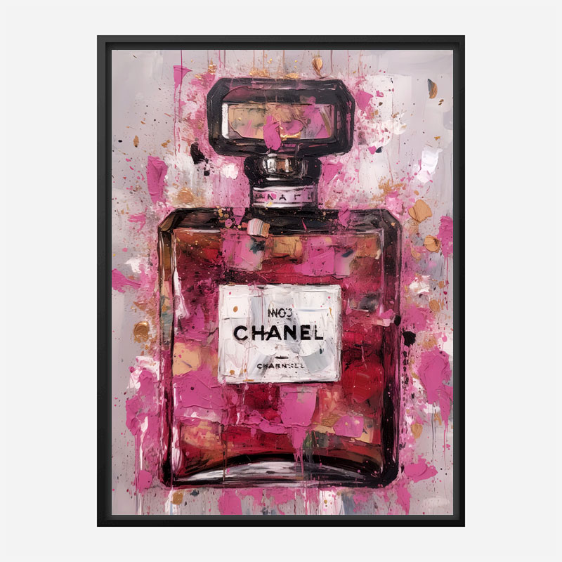 Chanel No 5 Pink Abstract