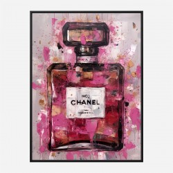 Chanel No 5 Pink Abstract