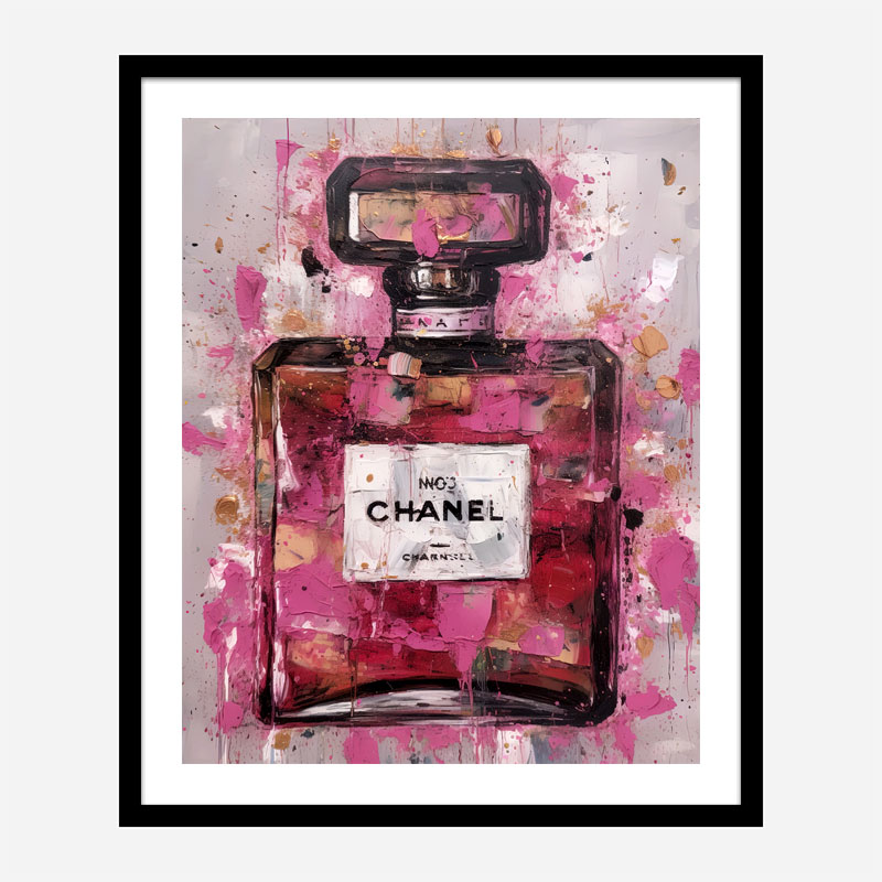 Chanel No 5 Pink Abstract