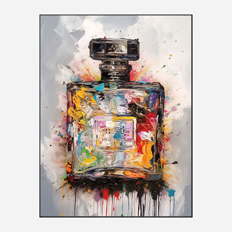 iCanvas Inky Perfume Bottle Teal Black, Square by Amanda Greenwood Canvas  Print - Bed Bath & Beyond - 34209069