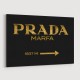 Prada Marfa Black Sign Wall Art