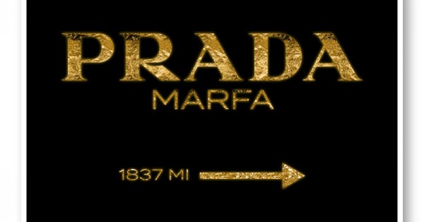 Prada Marfa poster