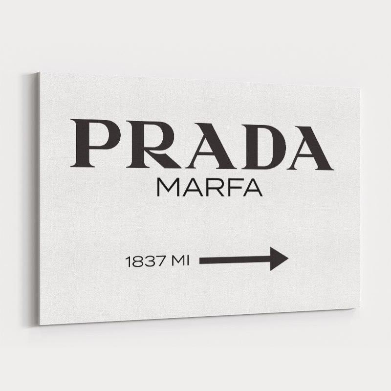 Tableau déco Prada Marfa