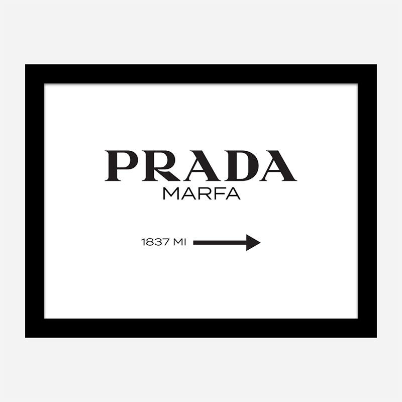 Prada Marfa Poster