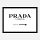 Prada Marfa Sign Wall Art