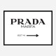 Prada Marfa Sign Wall Art