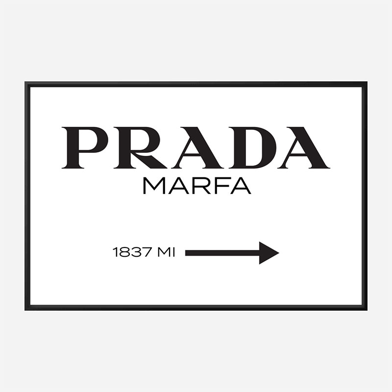 Cadre prada  Prada marfa, Prada, Découvrir