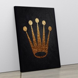 Rolex Gold Logo Wall Art