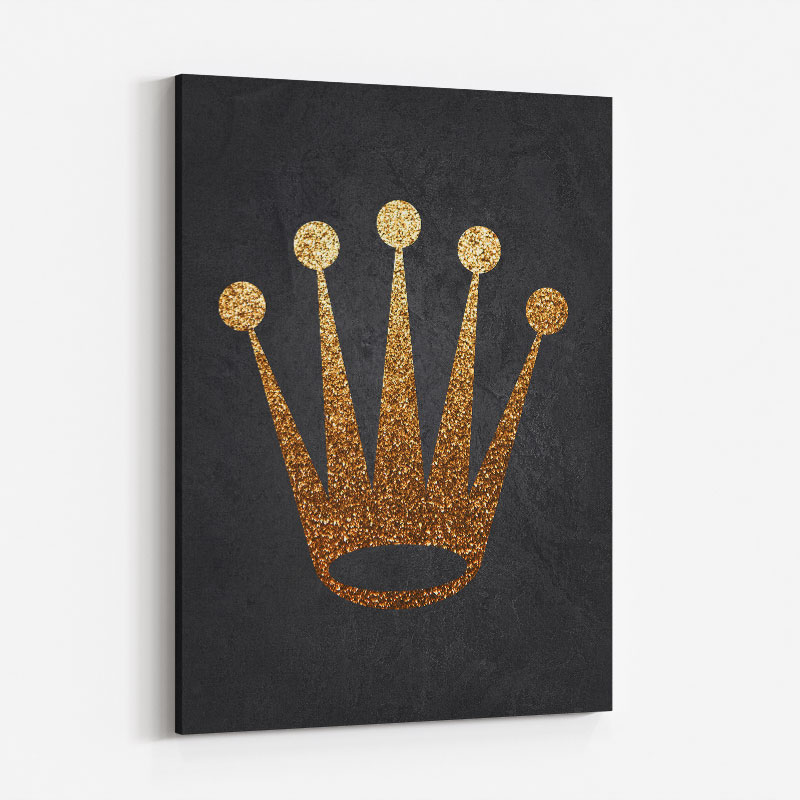 Rolex Gold Logo Wall Art