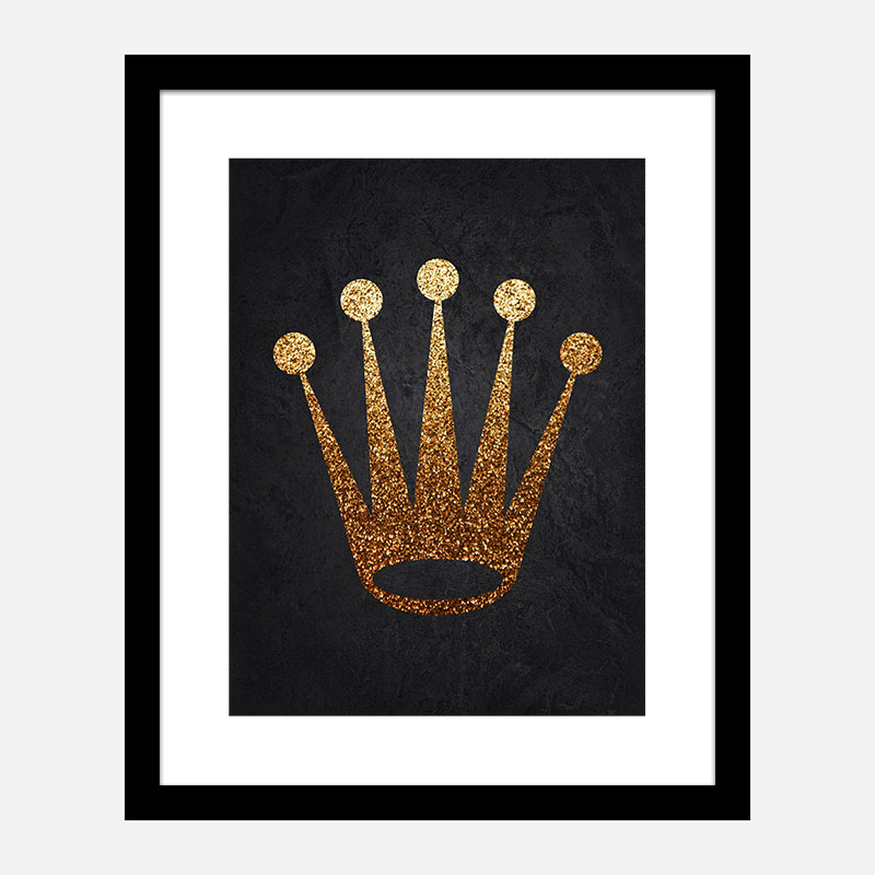 Rolex Gold Logo Wall Art