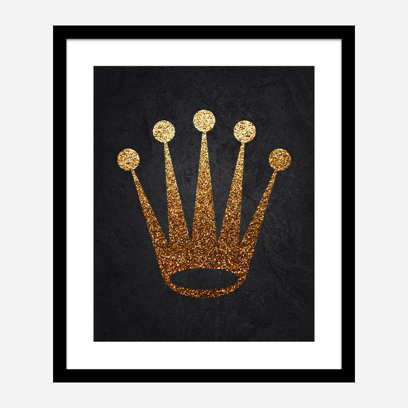 Rolex Gold Logo Wall Art