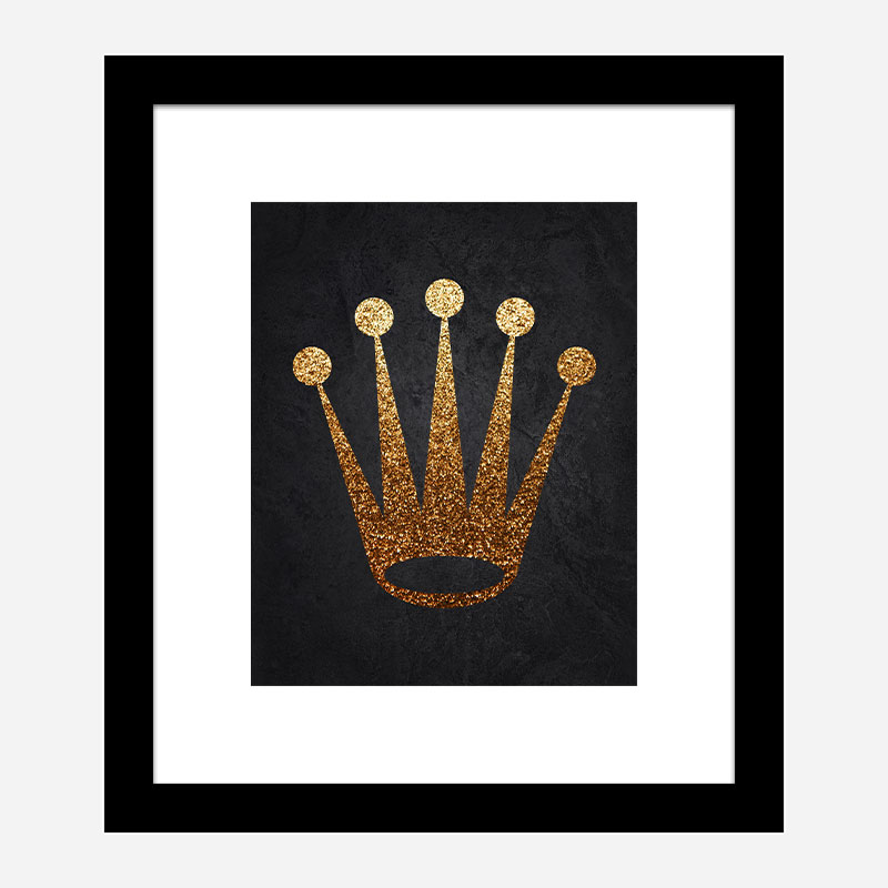 Rolex Gold Logo Wall Art