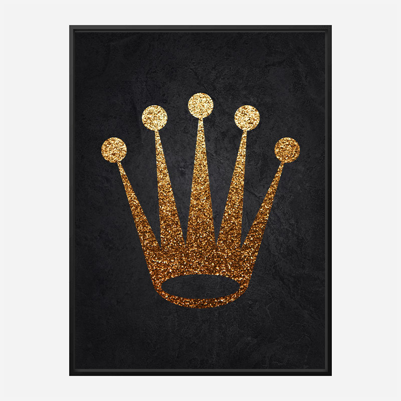 Rolex Gold Logo Wall Art