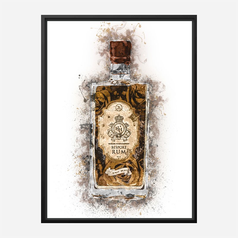 HH Bespoke Rum Abstract Art Print