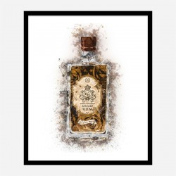 HH Bespoke Rum Abstract Art Print