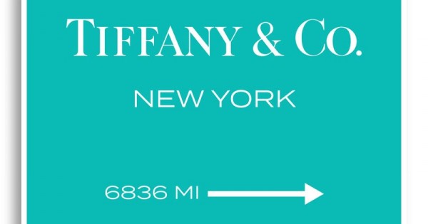 Tiffany & Co. Sign Wall Art