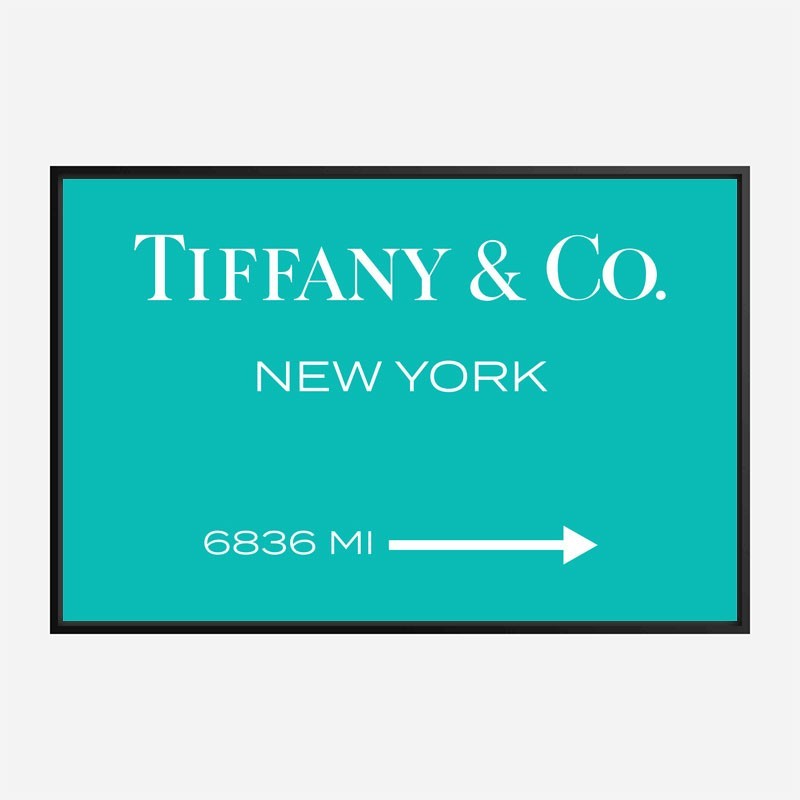 Tiffany & Co. Sign Wall Art