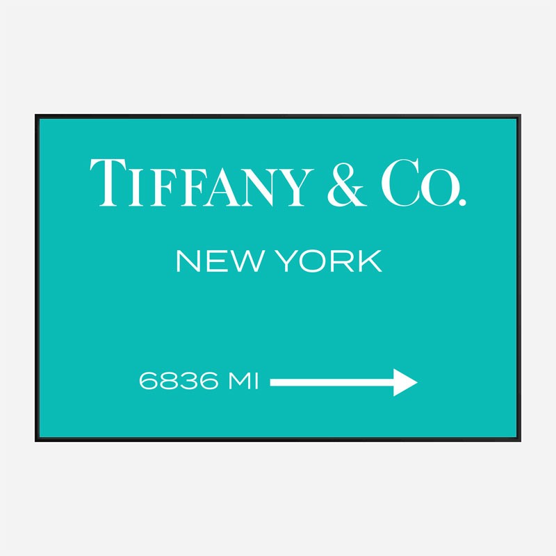 Tiffany & Co. Sign Wall Art