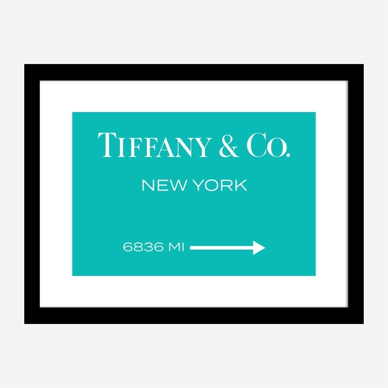 Tiffany & Co. Sign Wall Art