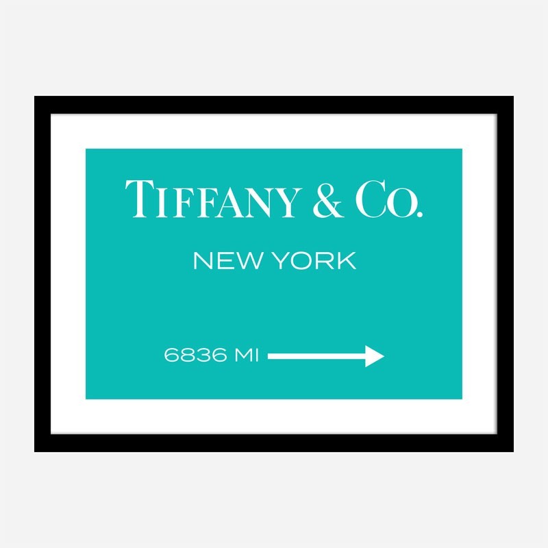 Tiffany & Co. Sign Wall Art