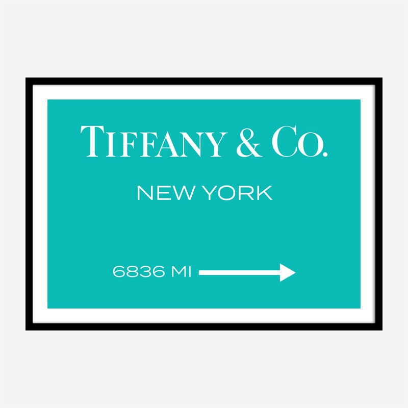 Tiffany & Co. Sign Wall Art
