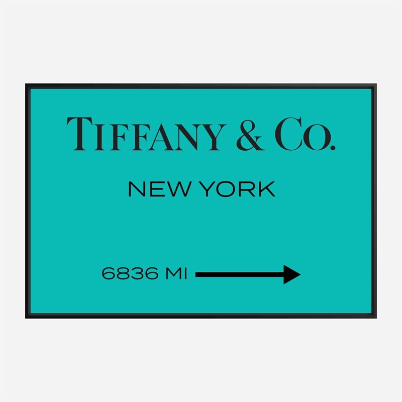 Tiffany & Co. Sign Wall Art