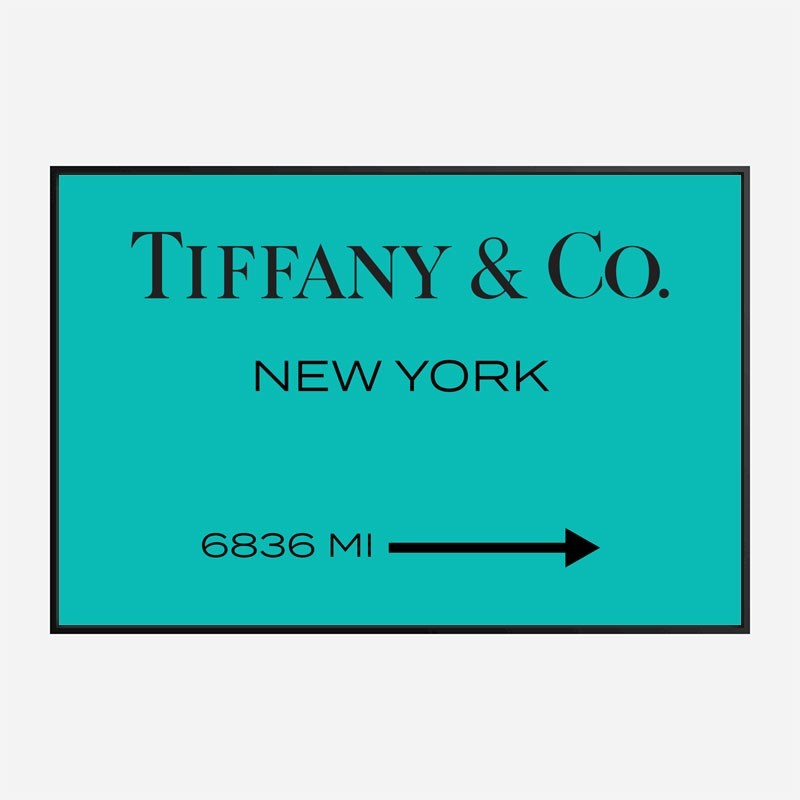 Tiffany & Co. Sign Wall Art