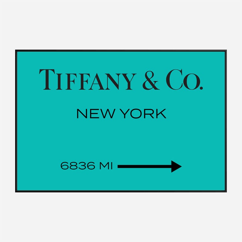 Tiffany & Co. Sign Wall Art