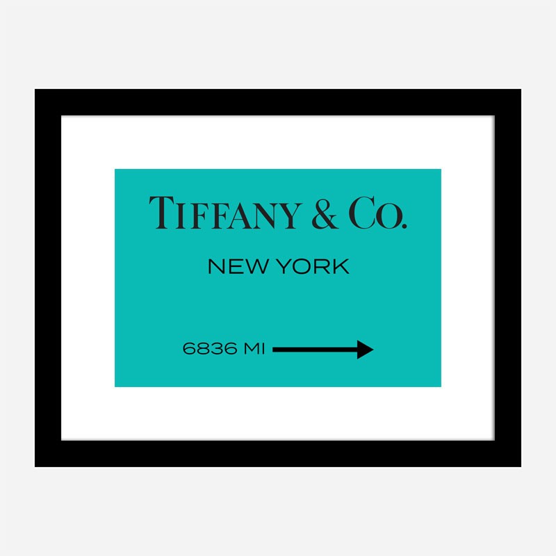 Tiffany & Co. Sign Wall Art