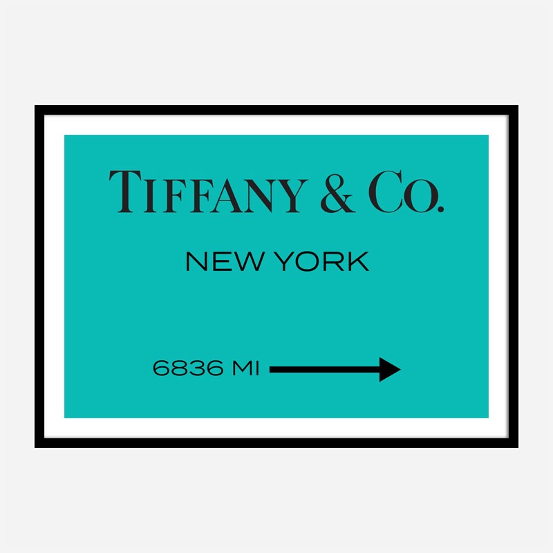 Tiffany & Co. Sign Wall Art