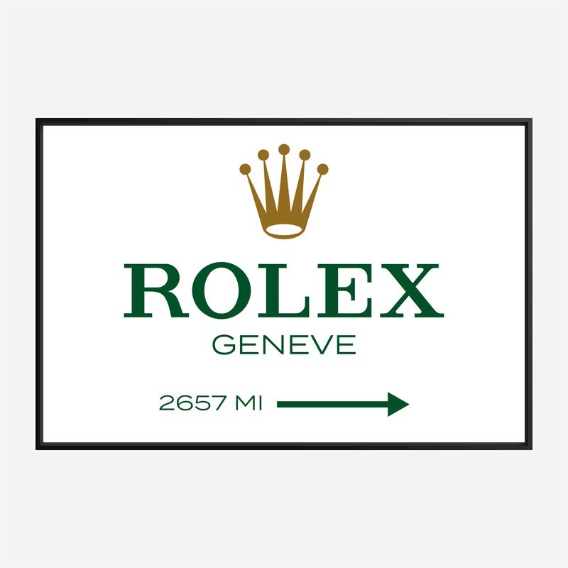 Rolex Sign Wall Art