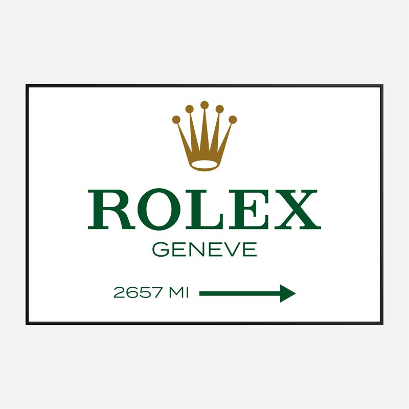 Rolex Sign Wall Art