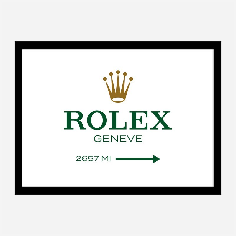 Rolex Sign Wall Art