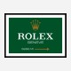 Rolex Green Sign Wall Art