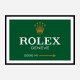 Rolex Green Sign Wall Art