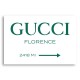 Gucci Green Sign Wall Art