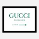 Gucci Green Sign Wall Art Gucci Green Sign Wall Art