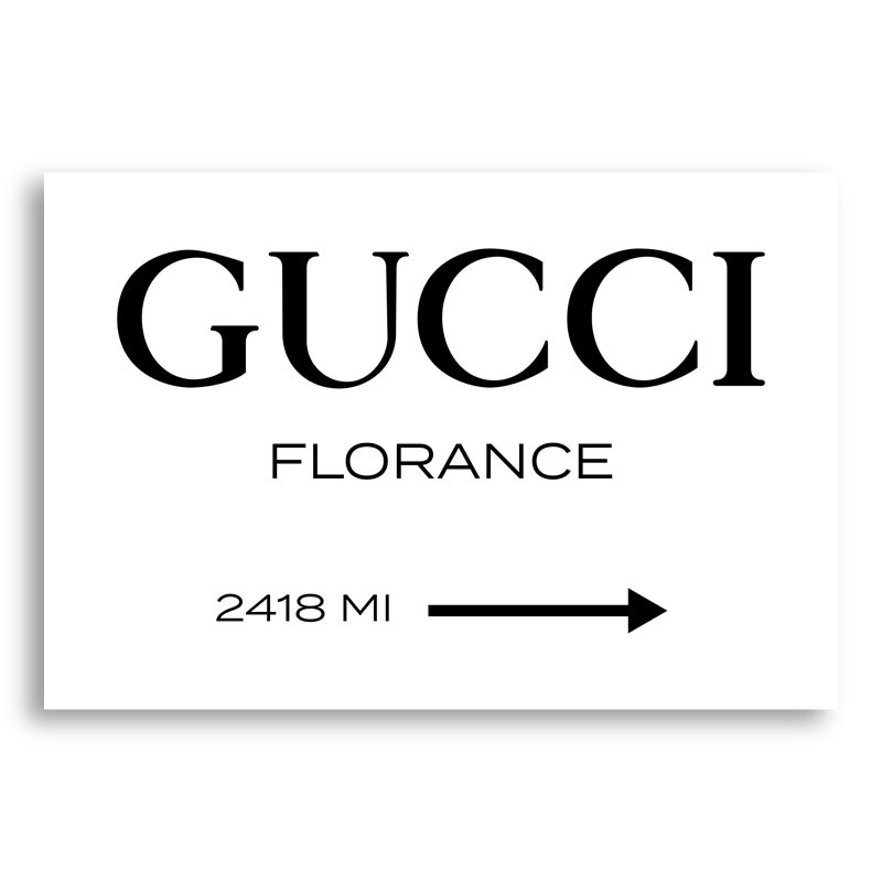 Gucci Sign Wall Art Gucci Sign Wall Art