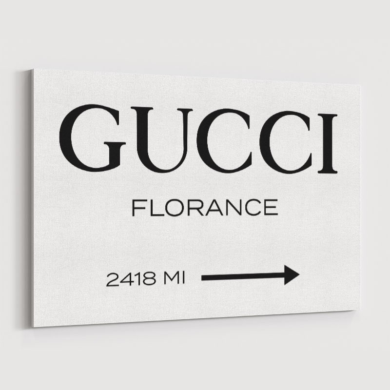 Gucci Sign Wall Art Gucci Sign Wall Art